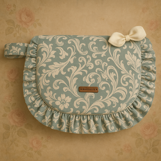 Bello bolso pouch estilo vintage