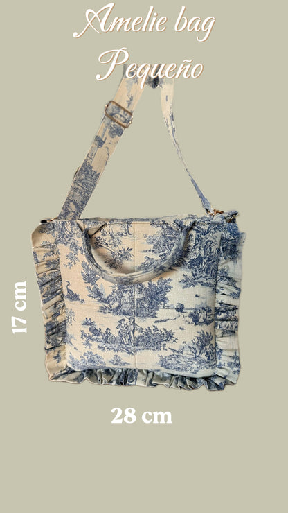 Patrón de costura "Amelie": bolso de mano con volante fruncido (2 tamaños)