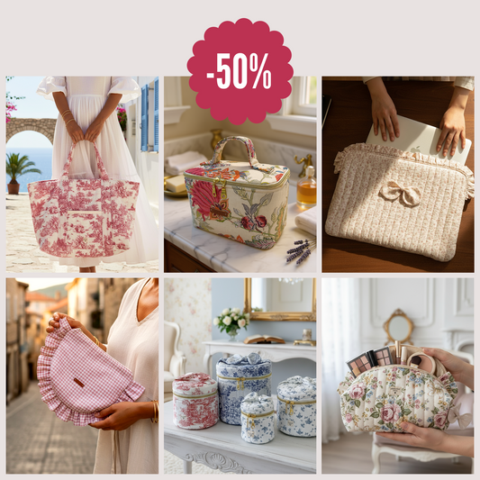 Colección accesorios: 6 patrones de costura con videos paso a paso