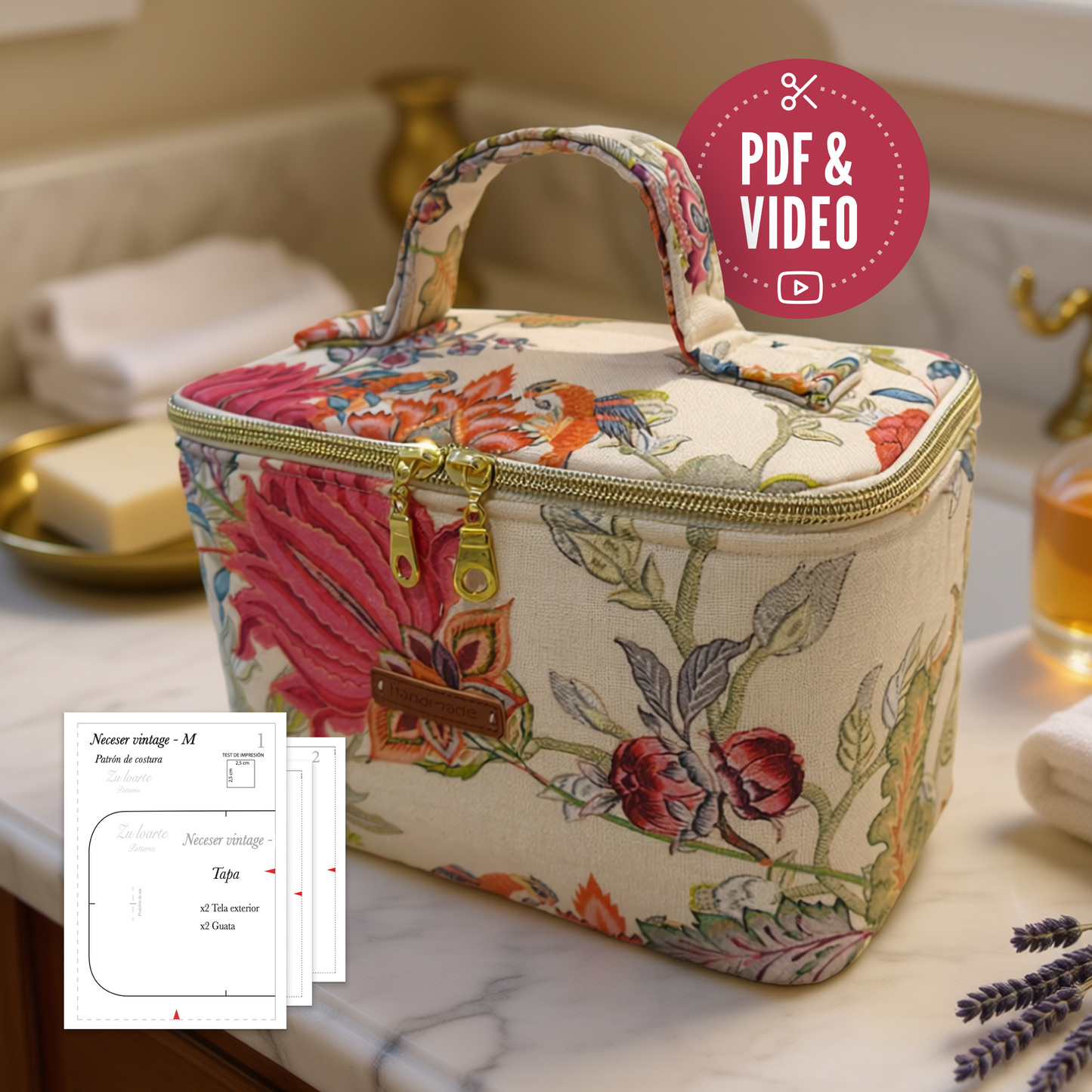 Colección accesorios: 6 patrones de costura con videos paso a paso